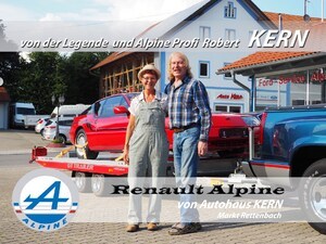Renault Alpine GTV6, D 500, Alpine GTA, Baujahr 1986, Sportwagen rot 80er Jahre, Autohaus Kern, Markt Rettenbach