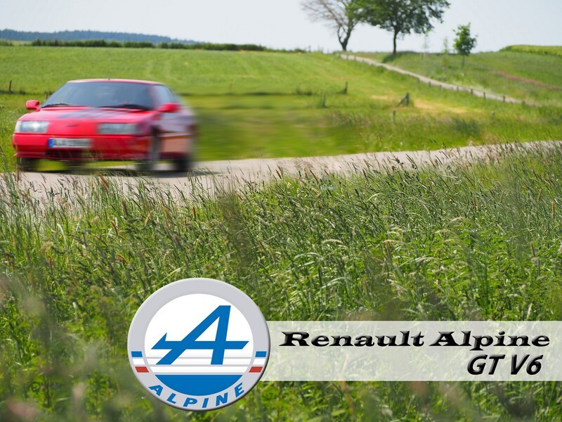 Renault Alpine GTV6, D 500, Alpine GTA, Baujahr 1986, Sportwagen rot 80er Jahre